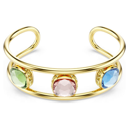 Brazalete Chroma Talla cojin, Multicolor, Baño tono oro