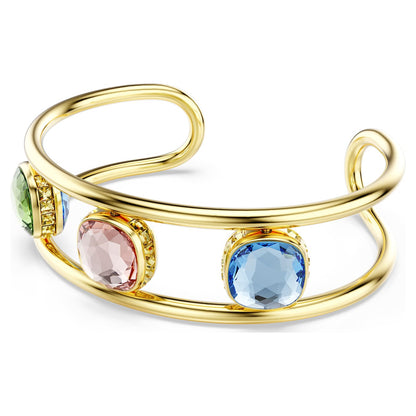 Brazalete Chroma Talla cojin, Multicolor, Baño tono oro