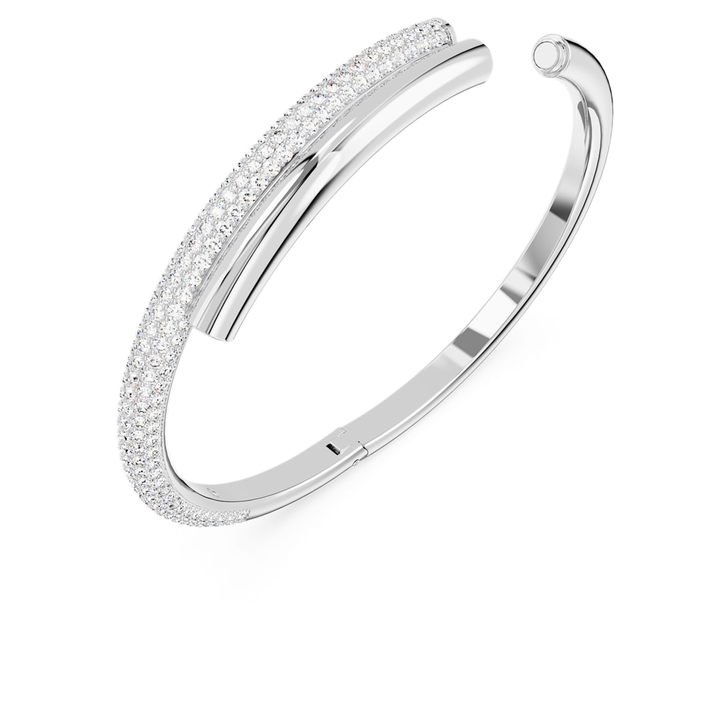 Brazalete Dextera, Blanco, Baño de rodio