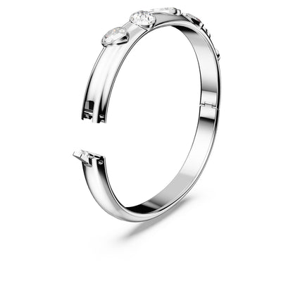 Brazalete Dextera, Tallas mixtas, Blanco, Baño de rodio
