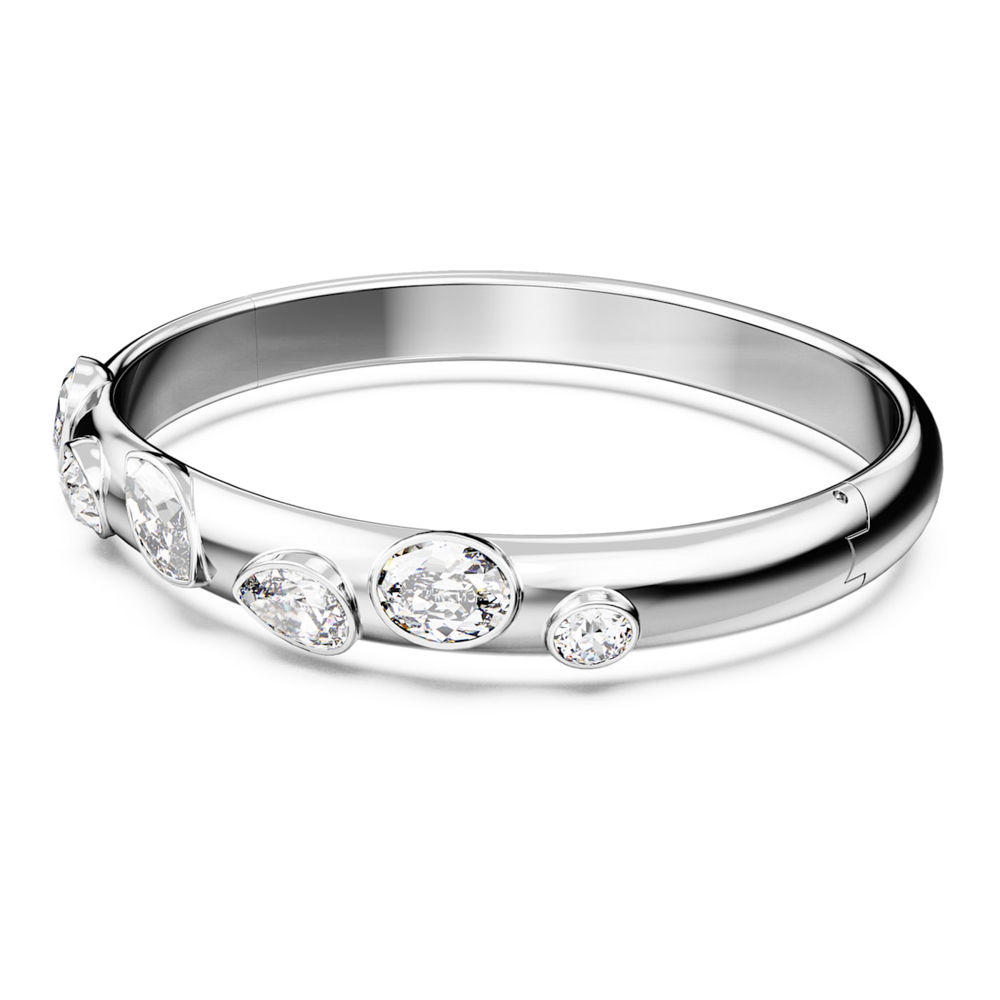 Brazalete Dextera, Tallas mixtas, Blanco, Baño de rodio
