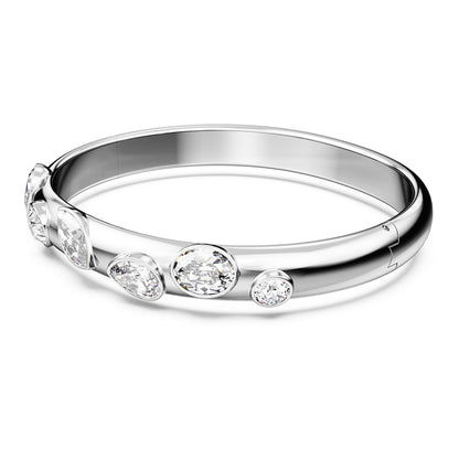 Brazalete Dextera, Tallas mixtas, Blanco, Baño de rodio