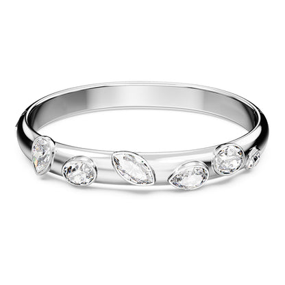 Brazalete Dextera, Tallas mixtas, Blanco, Baño de rodio