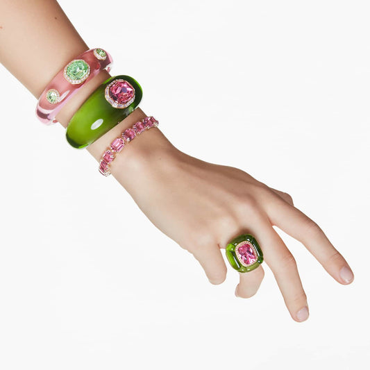 Brazalete Dulcis Tallas mixtas, Multicolor, Baño tono oro