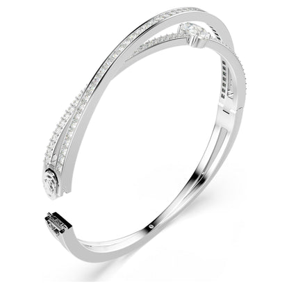 Brazalete Hyperbola, Tallas mixtas, Blanco, Baño de rodio