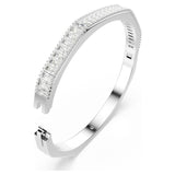 Brazalete Matrix Talla baguette, Blanco, Baño de rodio