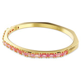 Brazalete Matrix Talla baguette Rosa Baño tono oro