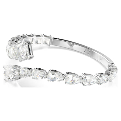 Brazalete Matrix, Tallas mixtas, Blanco, Baño de rodio