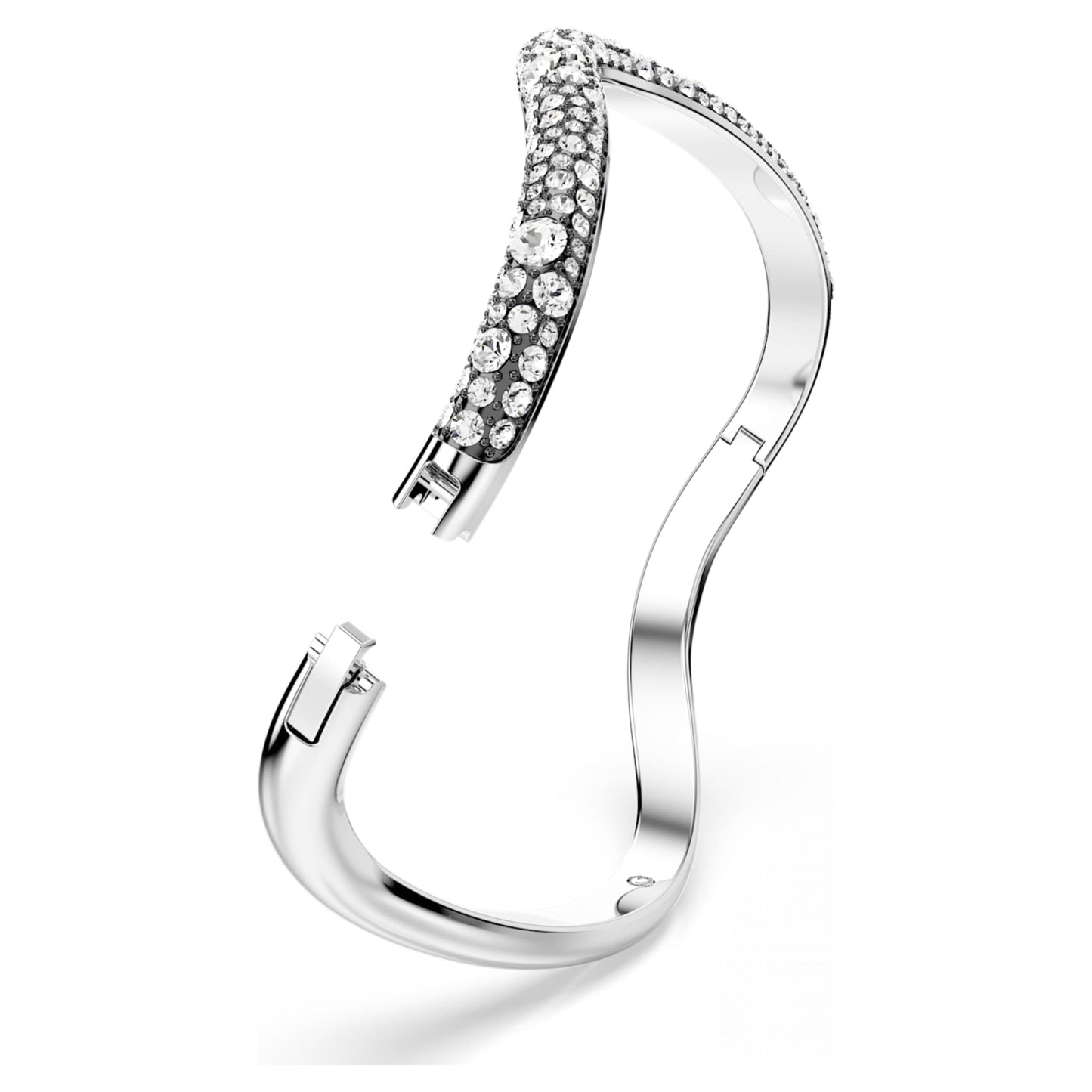 Brazalete Sublima, Talla redonda, Blanco, Baño de rodio