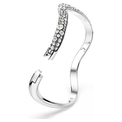 Brazalete Sublima, Talla redonda, Blanco, Baño de rodio