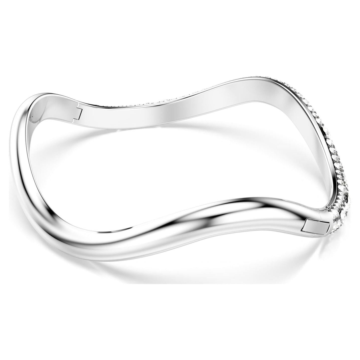 Brazalete Sublima, Talla redonda, Blanco, Baño de rodio