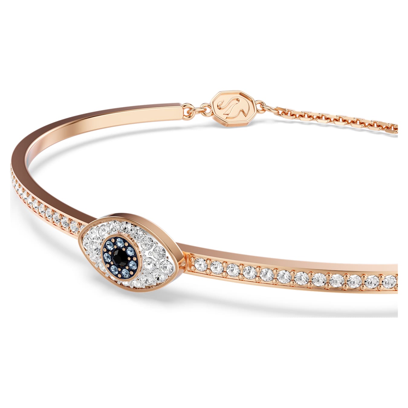 Brazalete Symbolica Ojo, Multicolor, Baño tono oro rosa