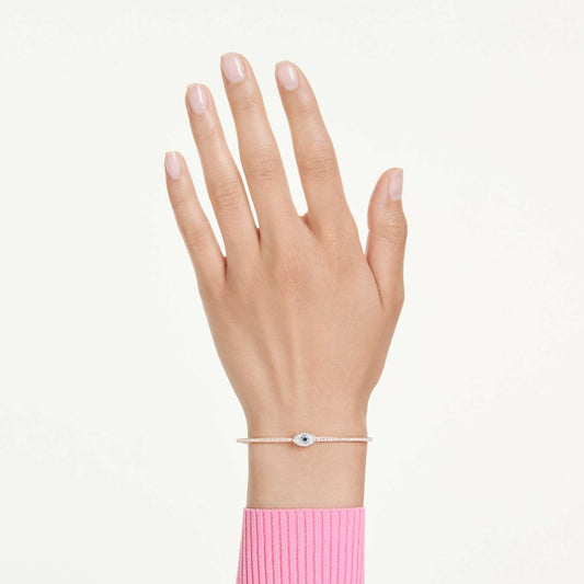 Brazalete Symbolica Ojo, Multicolor, Baño tono oro rosa