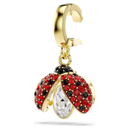 Charm Idyllia Tallas mixtas, Mariquita, Rojo, Baño tono oro