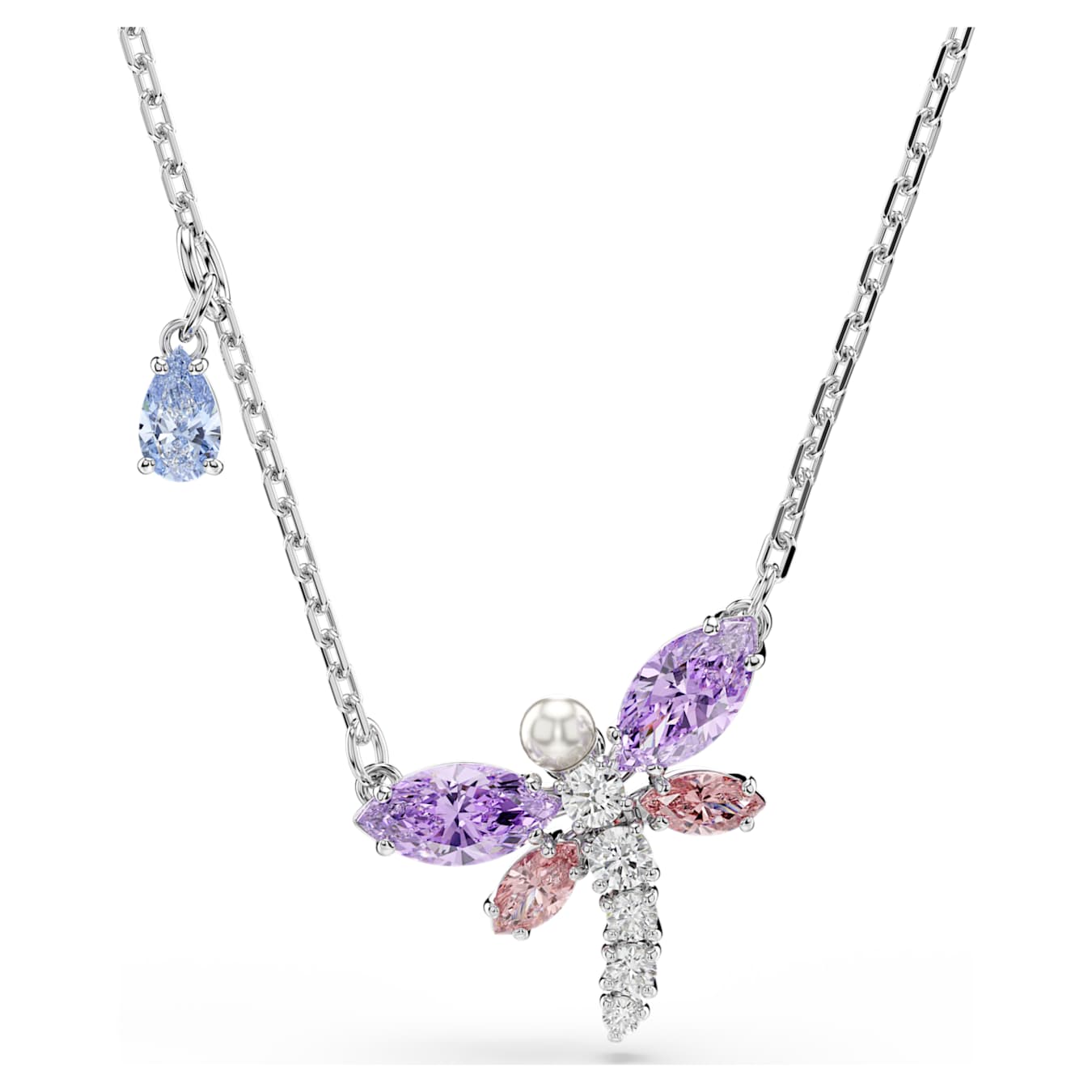 Colgante Ariana Grande x Swarovski Tallas mixtas, Libélula, Multicolor, Baño de rodio