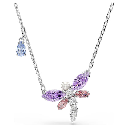 Colgante Ariana Grande x Swarovski Tallas mixtas, Libélula, Multicolor, Baño de rodio