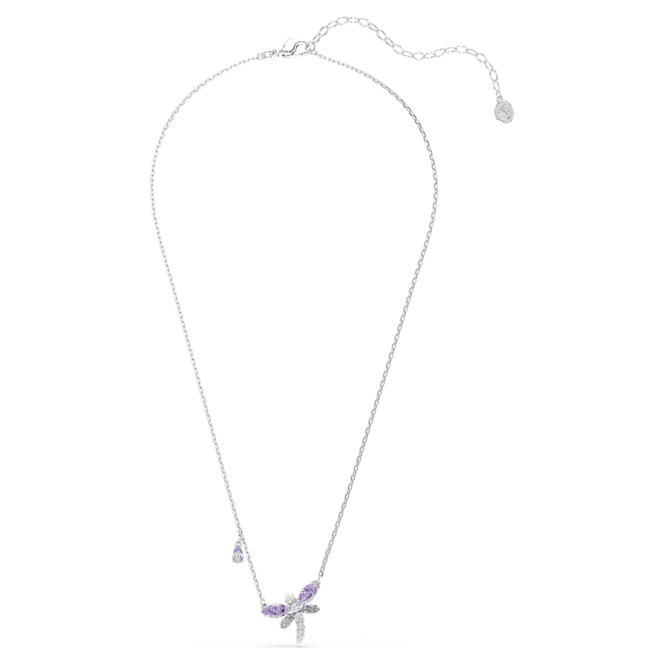 Colgante Ariana Grande x Swarovski Tallas mixtas, Libélula, Multicolor, Baño de rodio