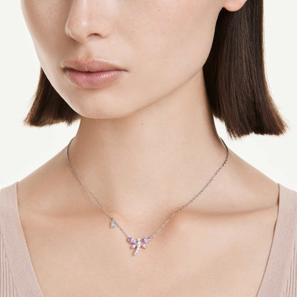 Colgante Ariana Grande x Swarovski Tallas mixtas, Libélula, Multicolor, Baño de rodio