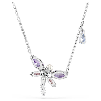 Colgante Ariana Grande x Swarovski Tallas mixtas, Libélula, Multicolor, Baño de rodio