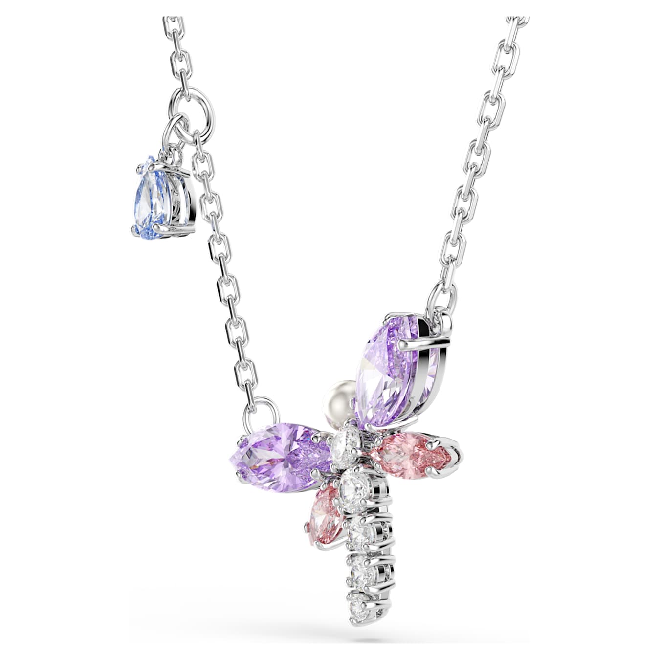 Colgante Ariana Grande x Swarovski Tallas mixtas, Libélula, Multicolor, Baño de rodio