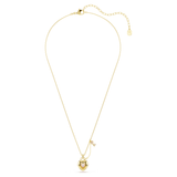 Colgante Idyllia Tallas mixtas, Corazón, llave, Rosa, Baño tono oro