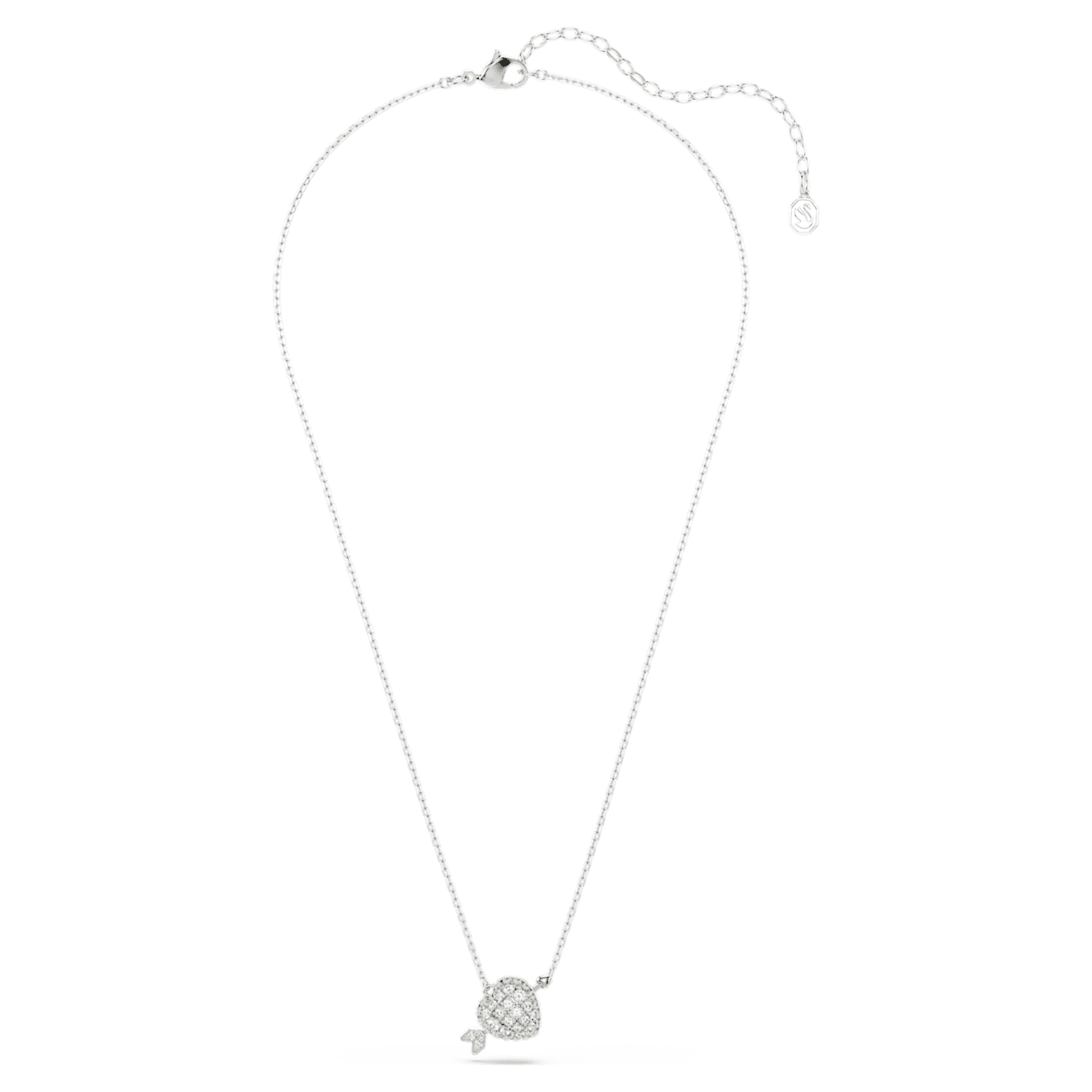 Colgante Idyllia Tallas mixtas, Corazón con flecha, Blanco, Combinación de acabados metálicos