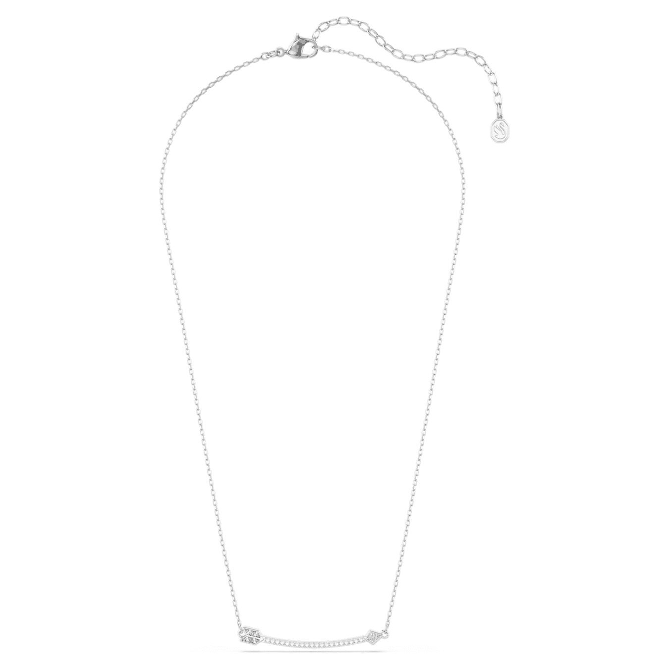 Colgante Idyllia Tallas mixtas, Flecha, Blanco, Baño de rodio