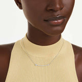 Colgante Idyllia Tallas mixtas, Flecha, Blanco, Baño de rodio