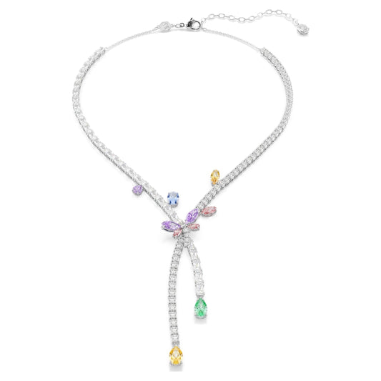 Collar Ariana Grande x Swarovski Tallas mixtas, Libélula, Multicolor, Baño de rodio