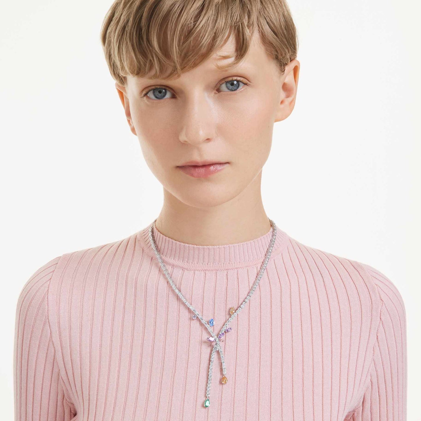 Collar Ariana Grande x Swarovski Tallas mixtas, Libélula, Multicolor, Baño de rodio