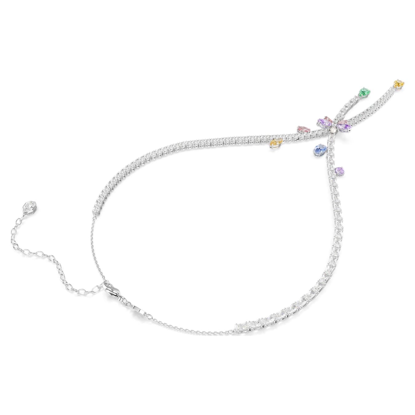 Collar Ariana Grande x Swarovski Tallas mixtas, Libélula, Multicolor, Baño de rodio