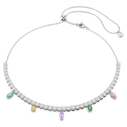Collar Ariana Grande x Swarovski Tallas mixtas, Multicolor, Baño de rodio