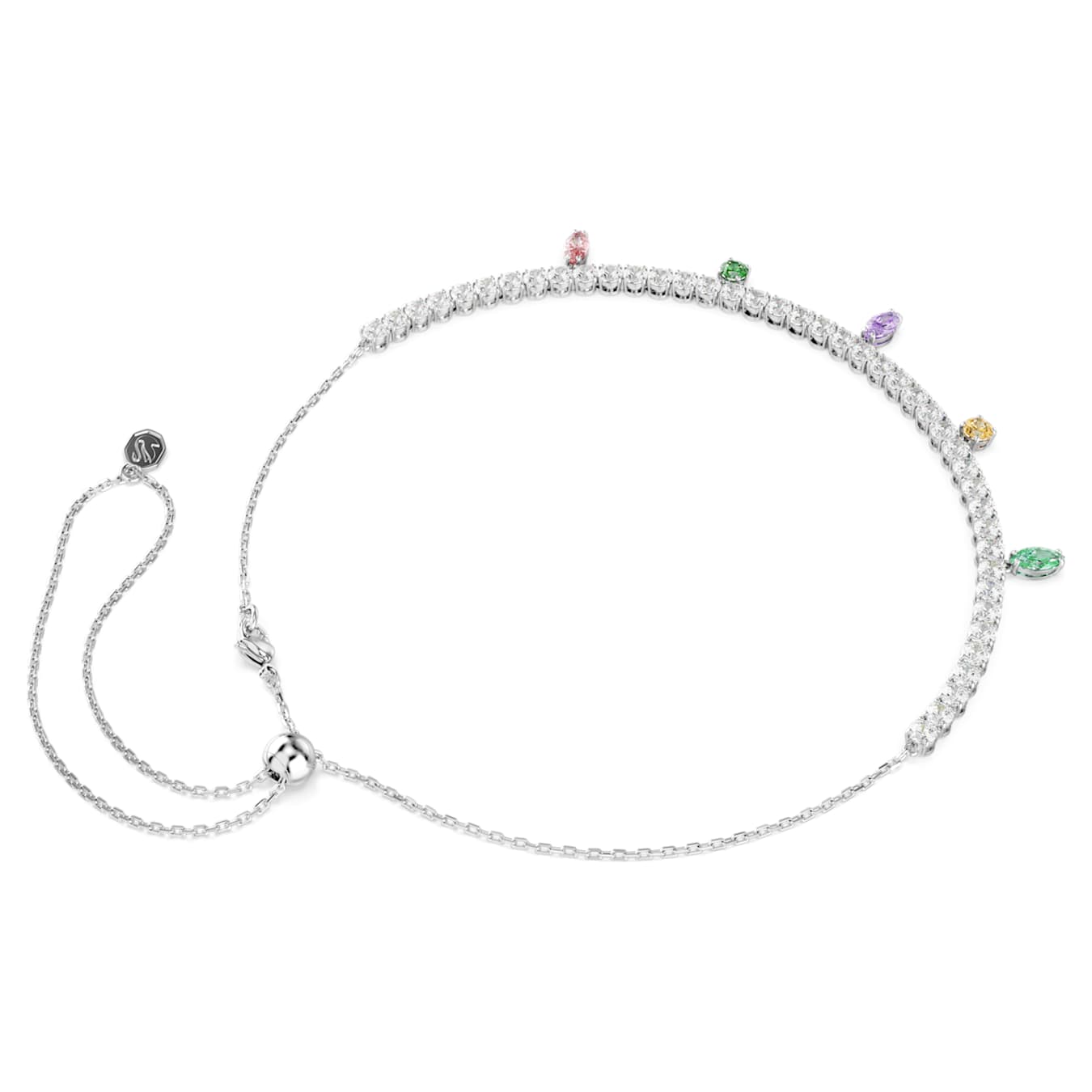 Collar Ariana Grande x Swarovski Tallas mixtas, Multicolor, Baño de rodio
