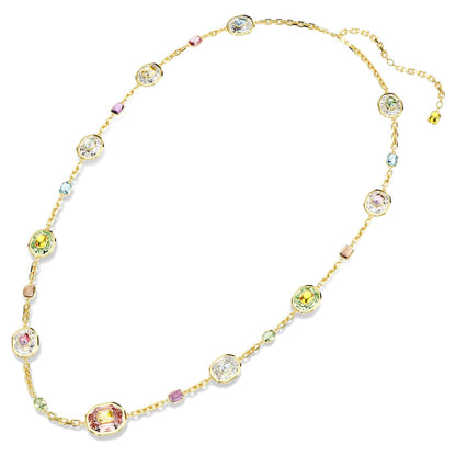 Collar Chroma Talla octogonal, Multicolor, Baño tono oro