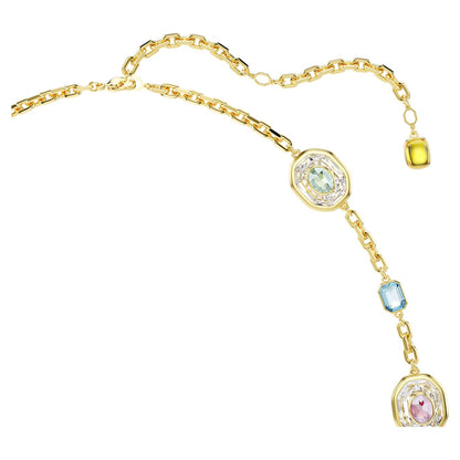 Collar Chroma Talla octogonal, Multicolor, Baño tono oro