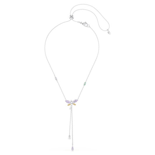 Collar en Y Ariana Grande x Swarovski Tallas mixtas, Libélula, Multicolor, Baño de rodio