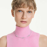 Collar Idyllia Corazón con flecha, Blanco, Baño de rodio