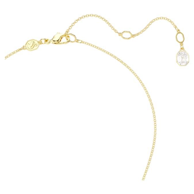 Collar Idyllia Lilia Mariposa, Blanco, Baño tono oro
