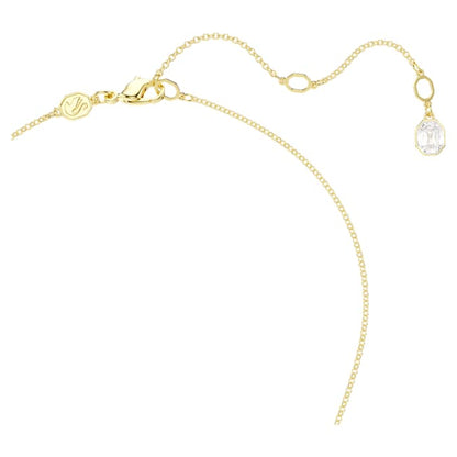 Collar Idyllia Lilia Mariposa, Blanco, Baño tono oro