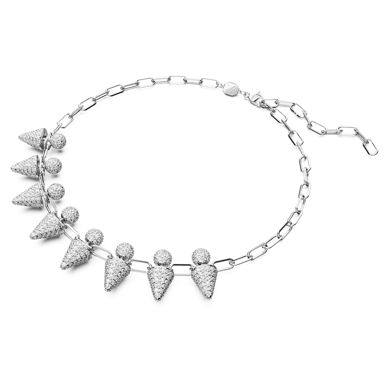 Collar Sublima, Blanco, Baño de rodio
