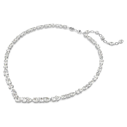 Collar Mesmera, Tallas mixtas, Blanco, Baño de rodio