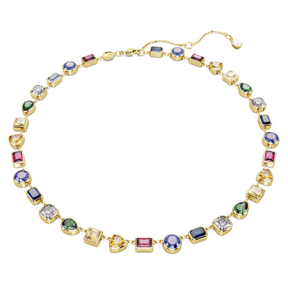 Collar Tennis Imber Tallas mixtas, Multicolor, Baño tono oro