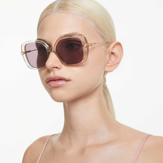 Gafas de sol De gran tamaño, Forma cuadrada, SK6011, Moradas