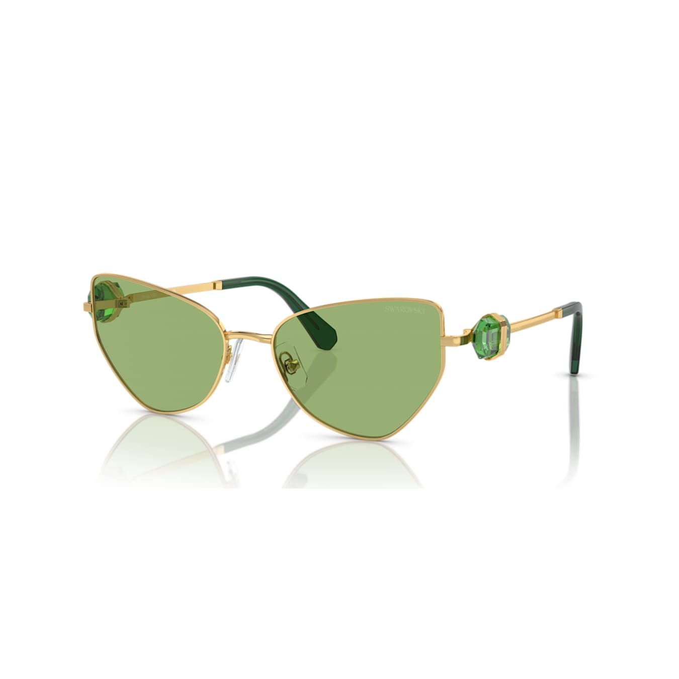 Gafas de sol Forma de ojo de gato, Verdes