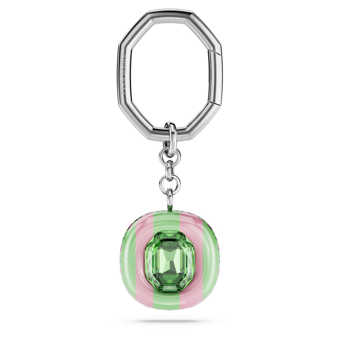 Llavero Dulcis Talla octogonal, Multicolor, Baño de rodio