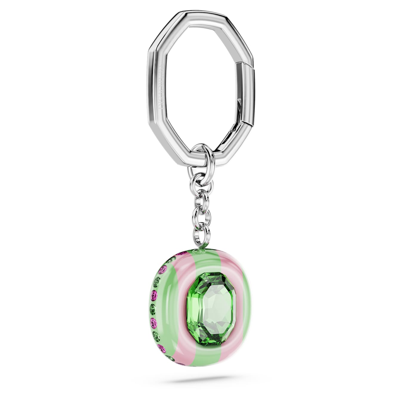 Llavero Dulcis Talla octogonal, Multicolor, Baño de rodio