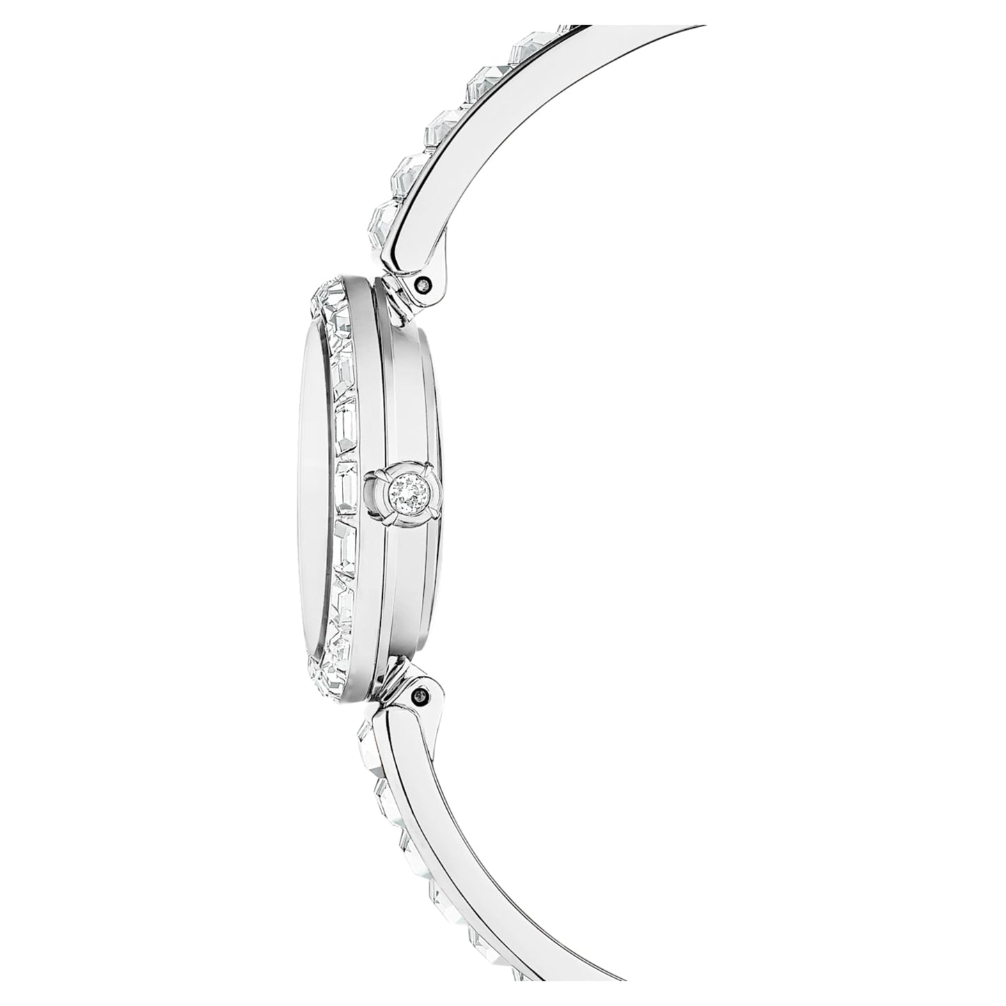 Reloj Matrix Bangle, Fabricado en Suiza, Tono plateado, Acero inoxidable