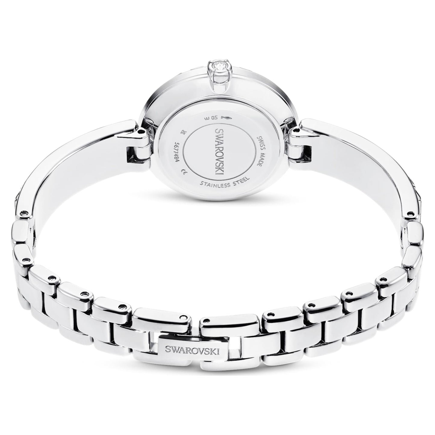 Reloj Matrix Bangle, Fabricado en Suiza, Tono plateado, Acero inoxidable