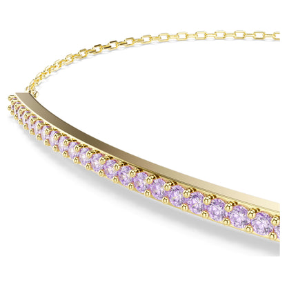 Pulsera Only, Talla redonda, Morada, Acabado en oro de 18 quilates
