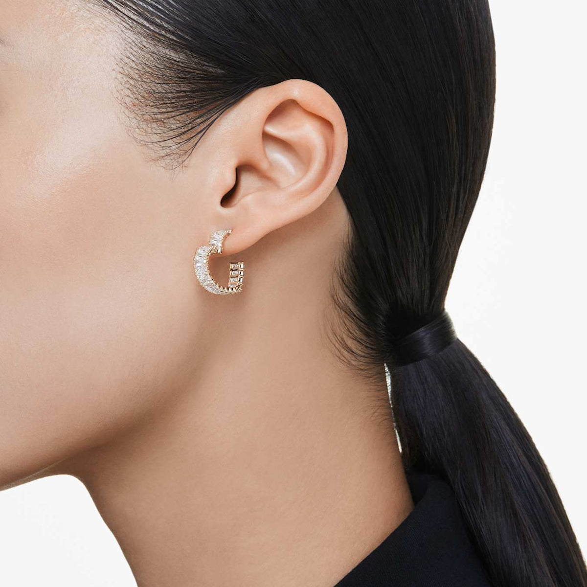 Pendientes Gruesos Para Mujer, Aretes De Aro De Oro Grueso, Aretes De Gota De Agua Para Regalo De Navidad Ygjytge Oro | Bodega Aurrera En Línea
